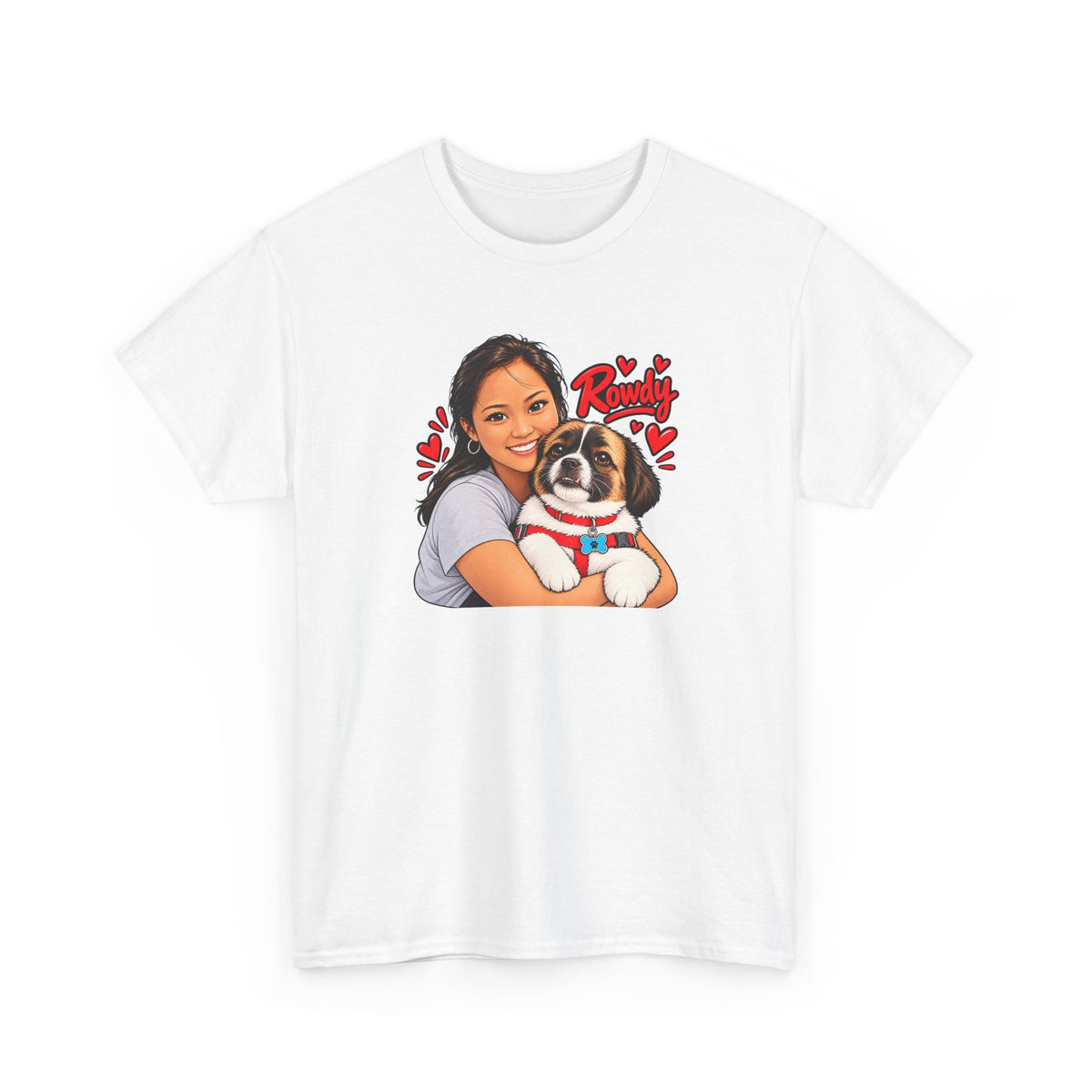 Personalized Dog Memorial Shirt - Custom Pet Photo & Name Tee | Pet Tribute Gift