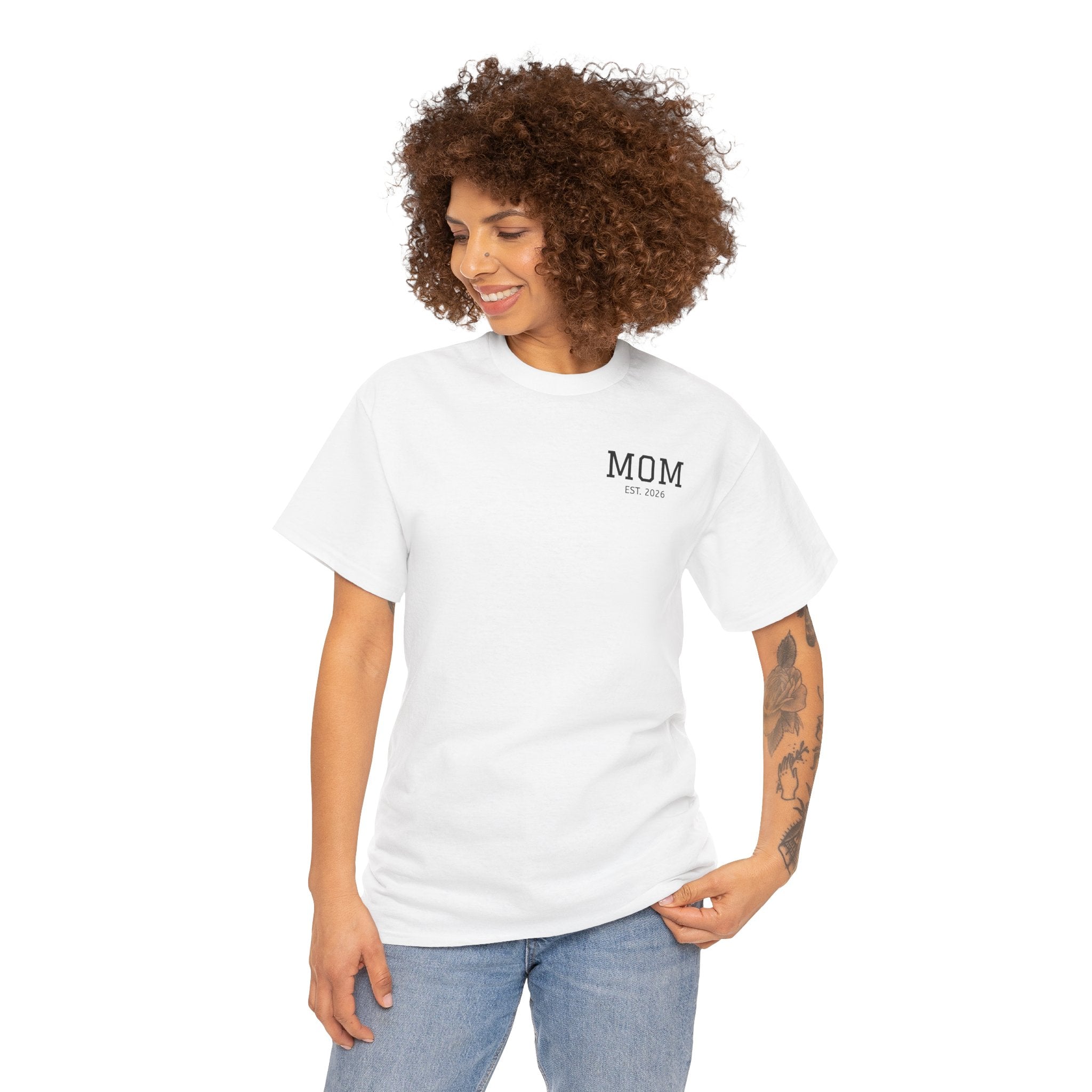 Mom Logo T-Shirt — Personalized Name Graphic Tee