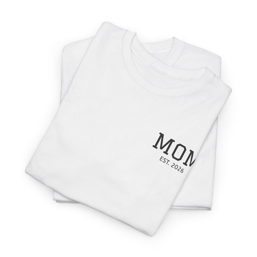 Mom Logo T-Shirt — Personalized Name Graphic Tee