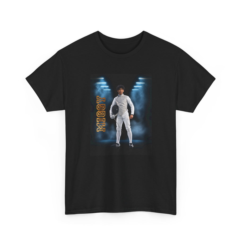 Personalized Fencing T-Shirt - Custom Fencer Photo & Name Tee | Fencing Gift