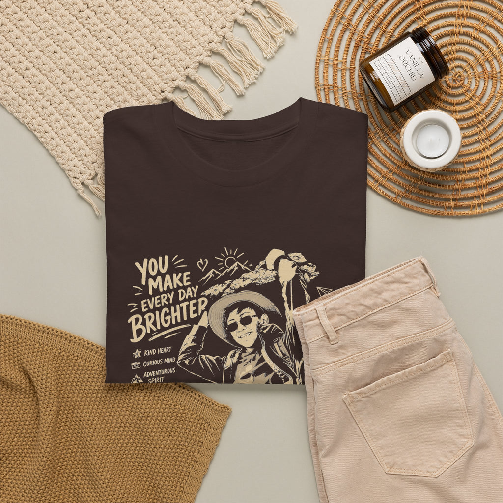 Vintage Cowboy Tee — "You Make Every Day Brighter / Proud of You" Inspirational Western T‑Shirt