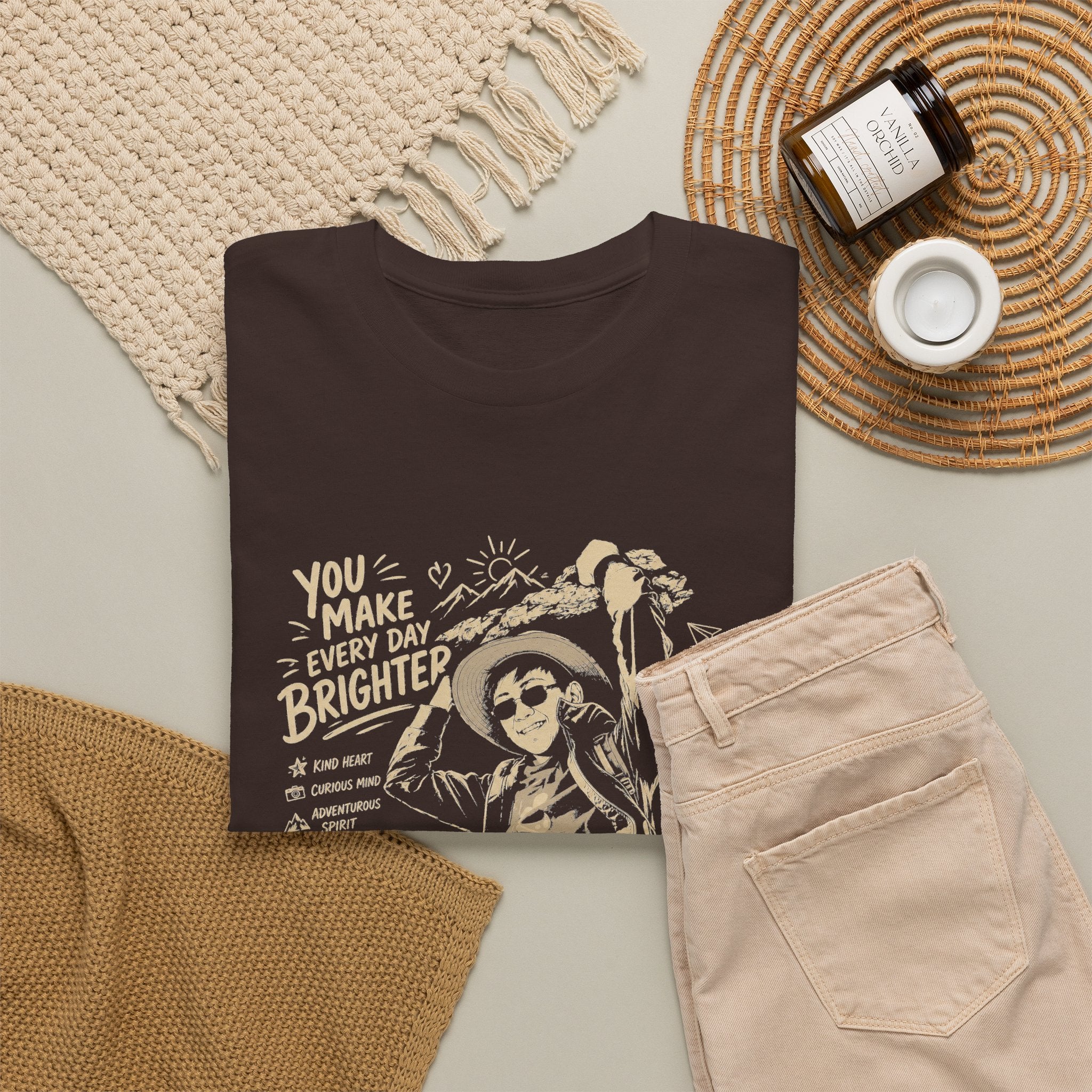 Vintage Cowboy Tee — "You Make Every Day Brighter / Proud of You" Inspirational Western T‑Shirt