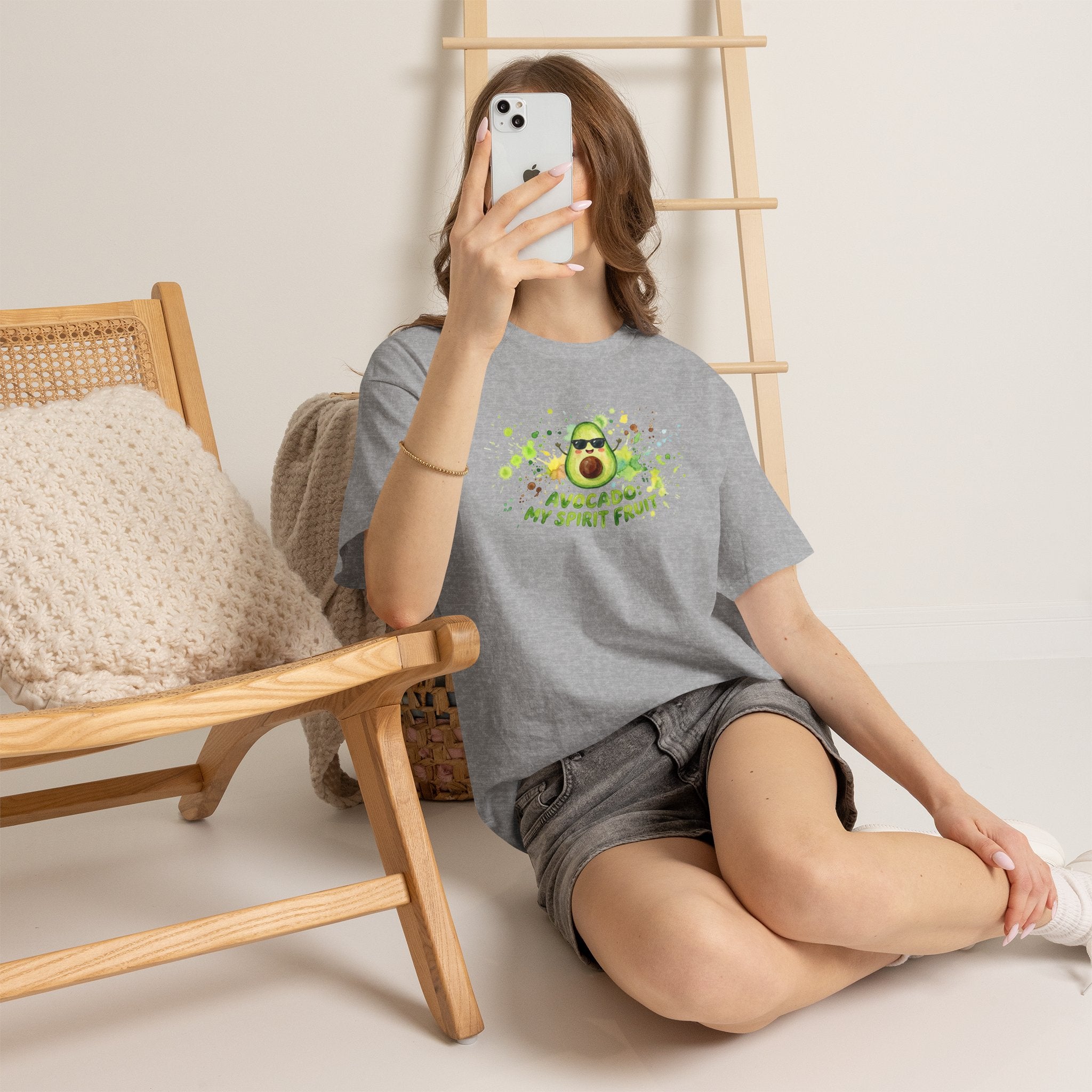 Avocado My Spirit Fruit T-Shirt — Funny Avocado Graphic Tee for Avocado Lovers