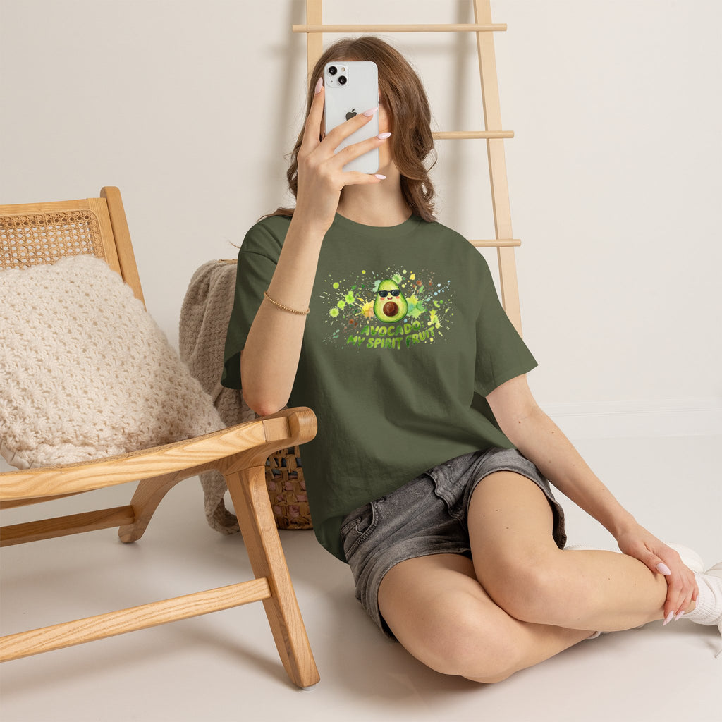 Avocado My Spirit Fruit T-Shirt — Funny Avocado Graphic Tee for Avocado Lovers