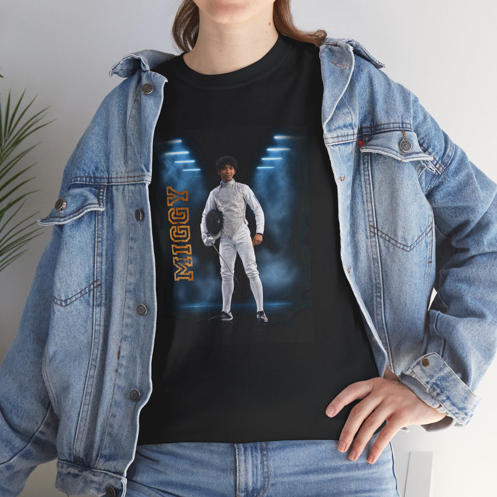 Personalized Fencing T-Shirt - Custom Fencer Photo & Name Tee | Fencing Gift