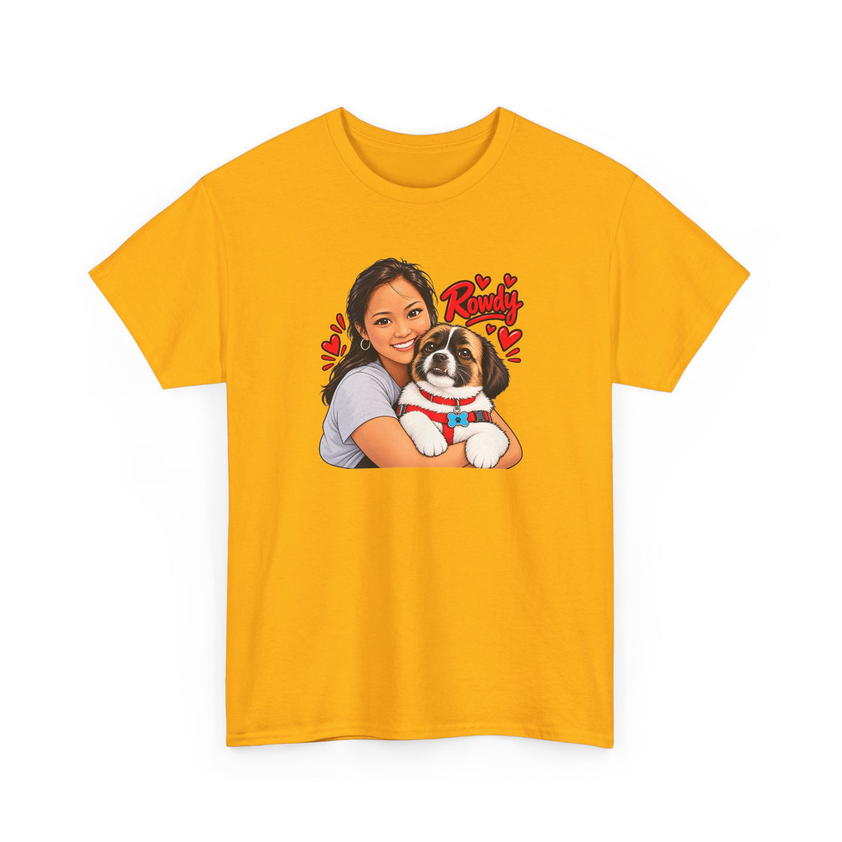 Personalized Dog Memorial Shirt - Custom Pet Photo & Name Tee | Pet Tribute Gift
