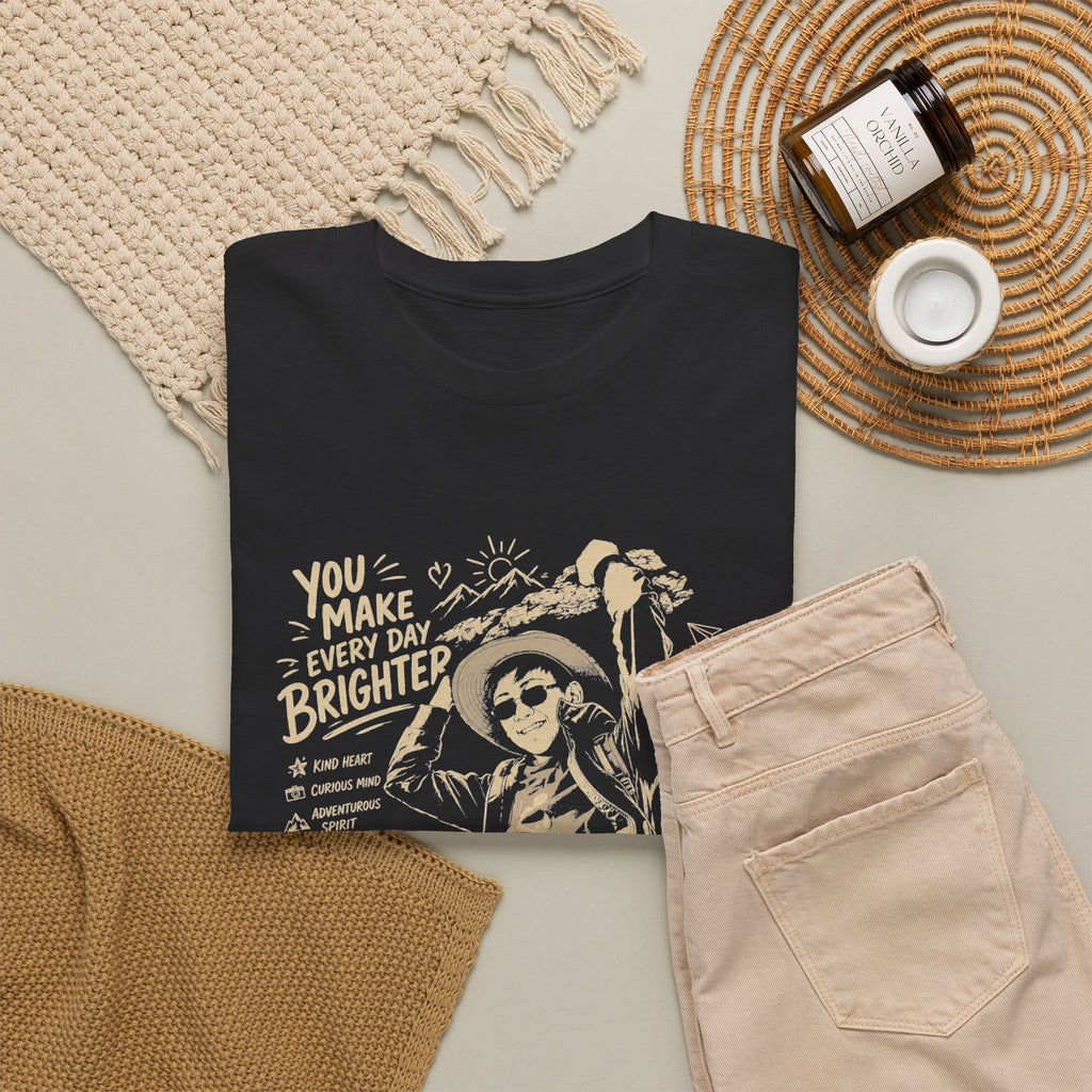 Vintage Cowboy Tee — "You Make Every Day Brighter / Proud of You" Inspirational Western T‑Shirt