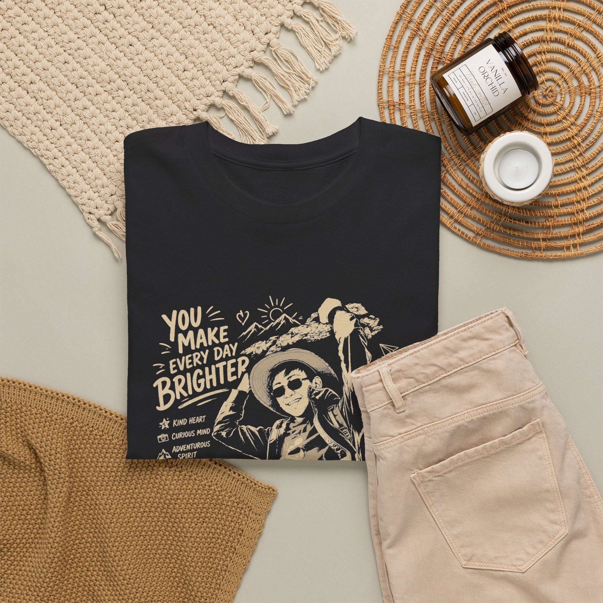 Vintage Cowboy Tee — "You Make Every Day Brighter / Proud of You" Inspirational Western T‑Shirt