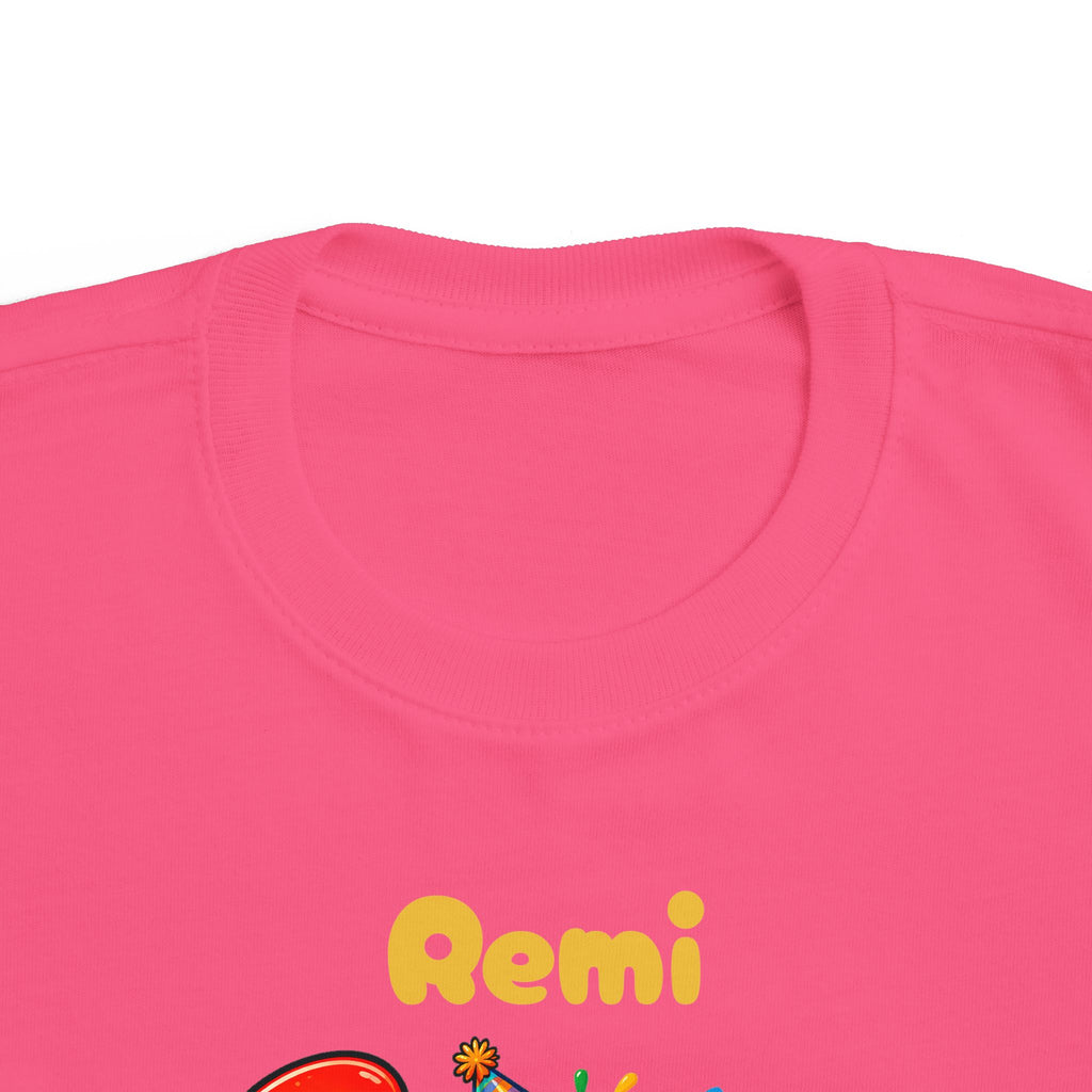 3rd Birthday Toddler Shirt – Remi 3 Rex Dinosaur Tee | Personalized