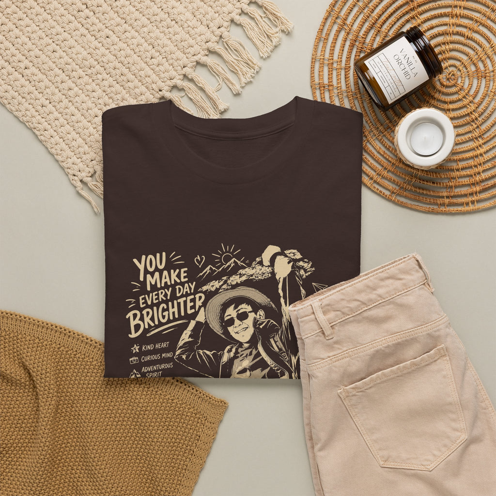 Vintage Cowboy Tee — "You Make Every Day Brighter / Proud of You" Inspirational Western T‑Shirt