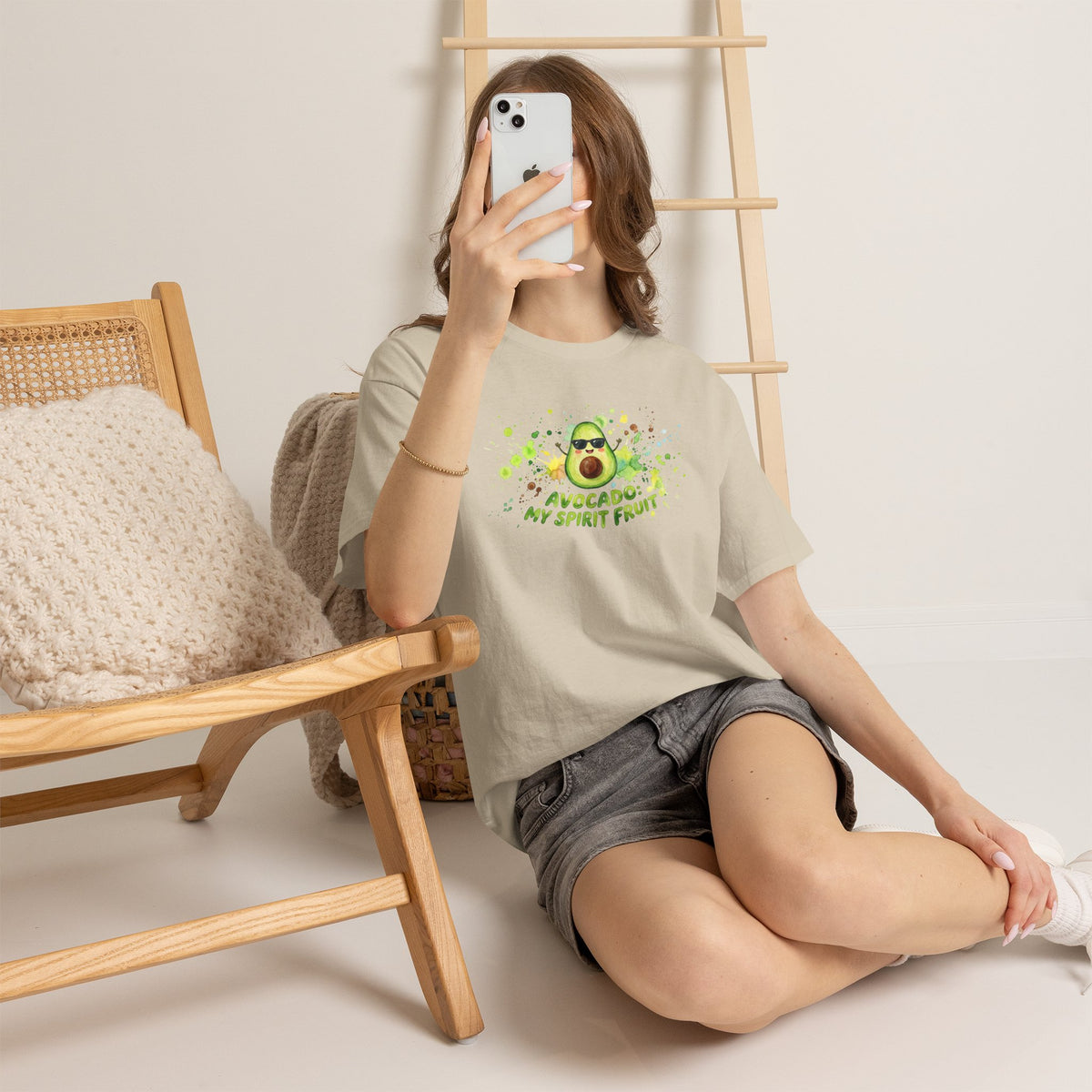 Avocado My Spirit Fruit T-Shirt — Funny Avocado Graphic Tee for Avocado Lovers
