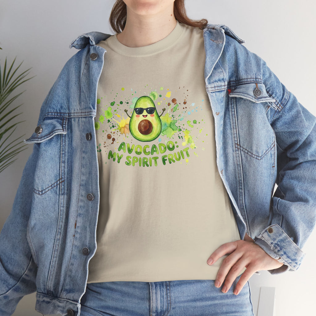 Avocado My Spirit Fruit T-Shirt — Funny Avocado Graphic Tee for Avocado Lovers