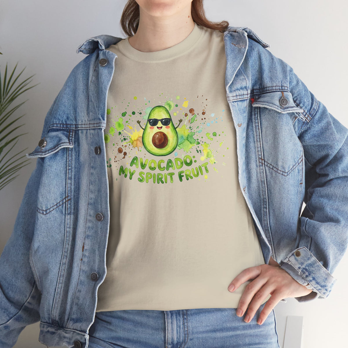 Avocado My Spirit Fruit T-Shirt — Funny Avocado Graphic Tee for Avocado Lovers