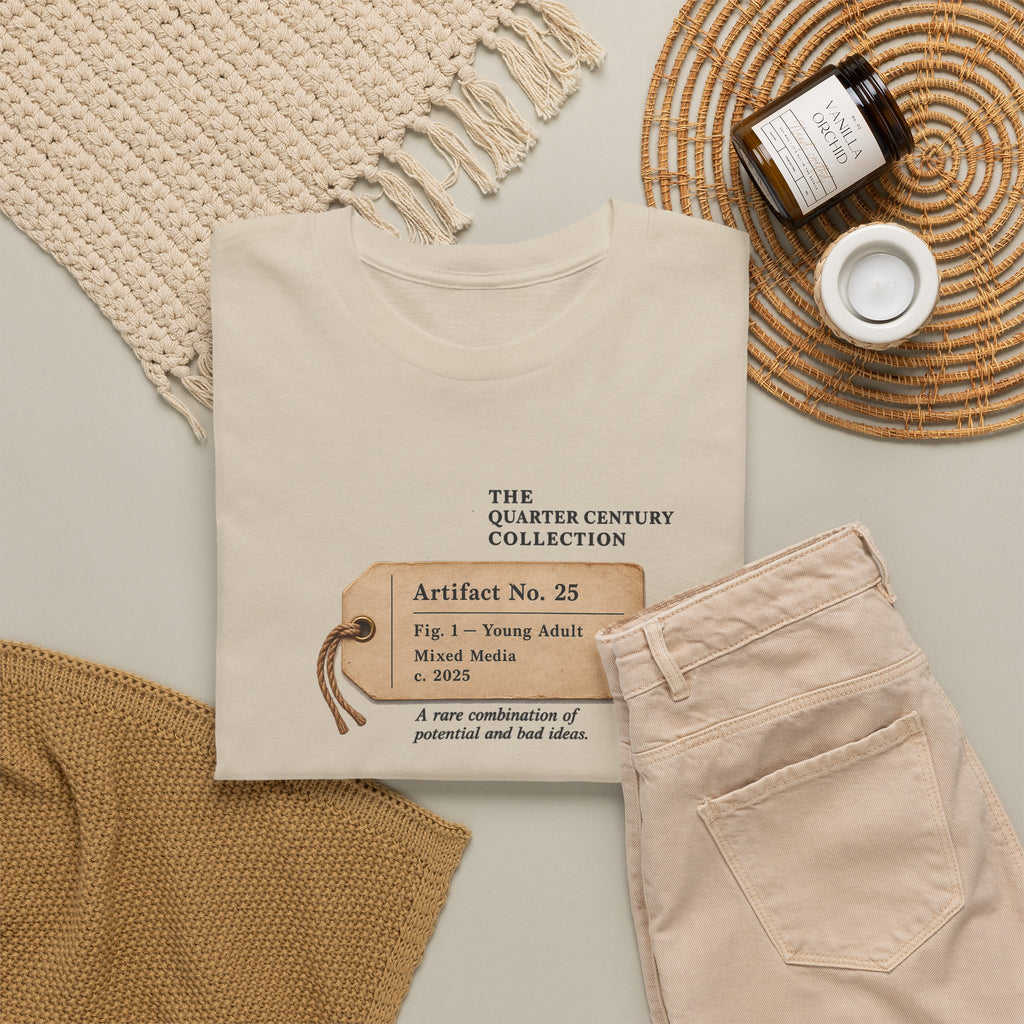 25th Birthday Shirt – Vintage Artifact No. 25 Tee | Birthday Gift