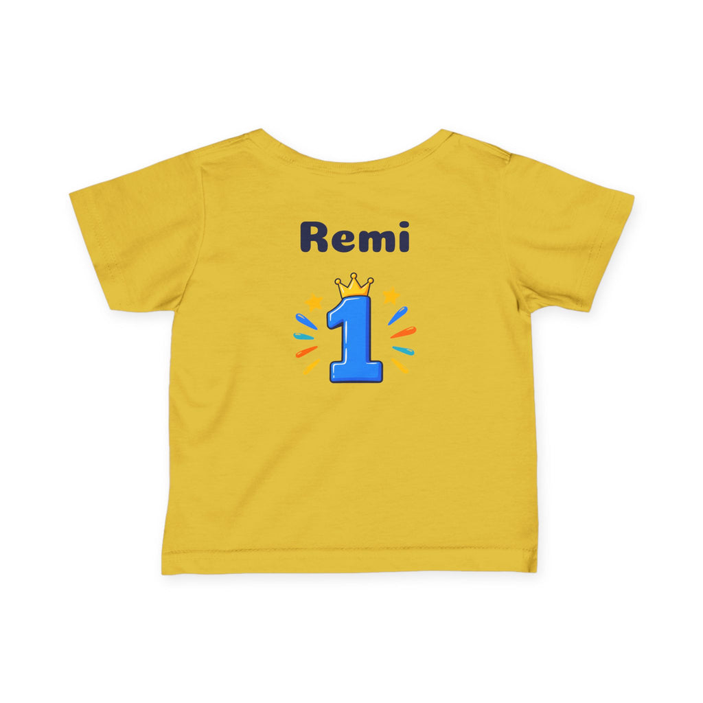 1st Birthday Infant Shirt – ONE-derful Bear Tee | Custom Name