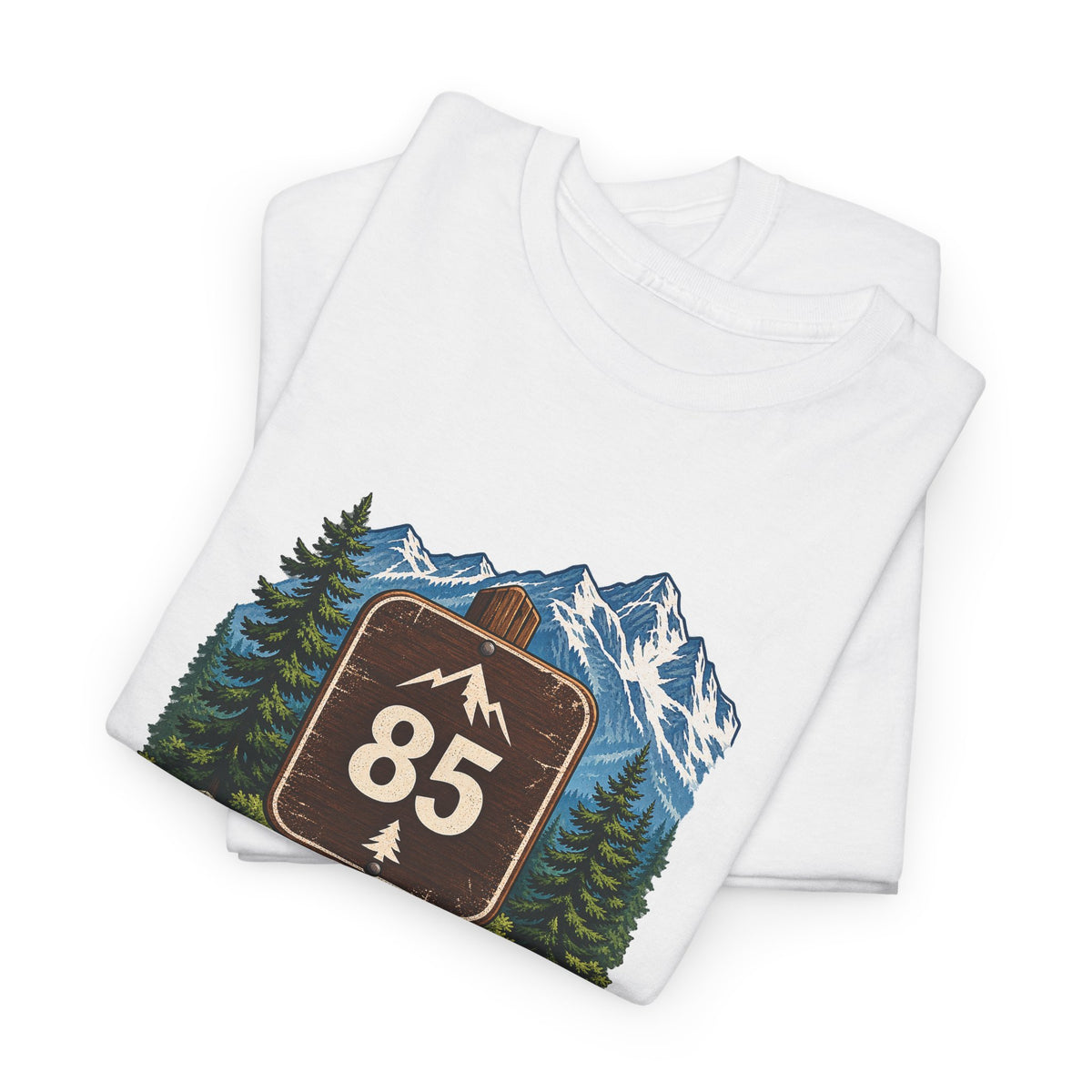 85th Birthday Shirt – Mountain Route 85 Outdoor Tee | Gift  Product Description