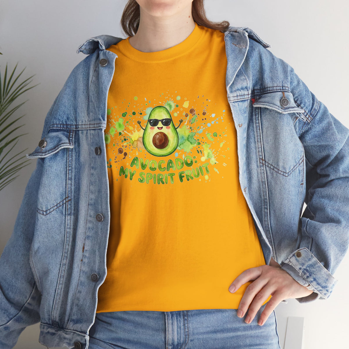 Avocado My Spirit Fruit T-Shirt — Funny Avocado Graphic Tee for Avocado Lovers
