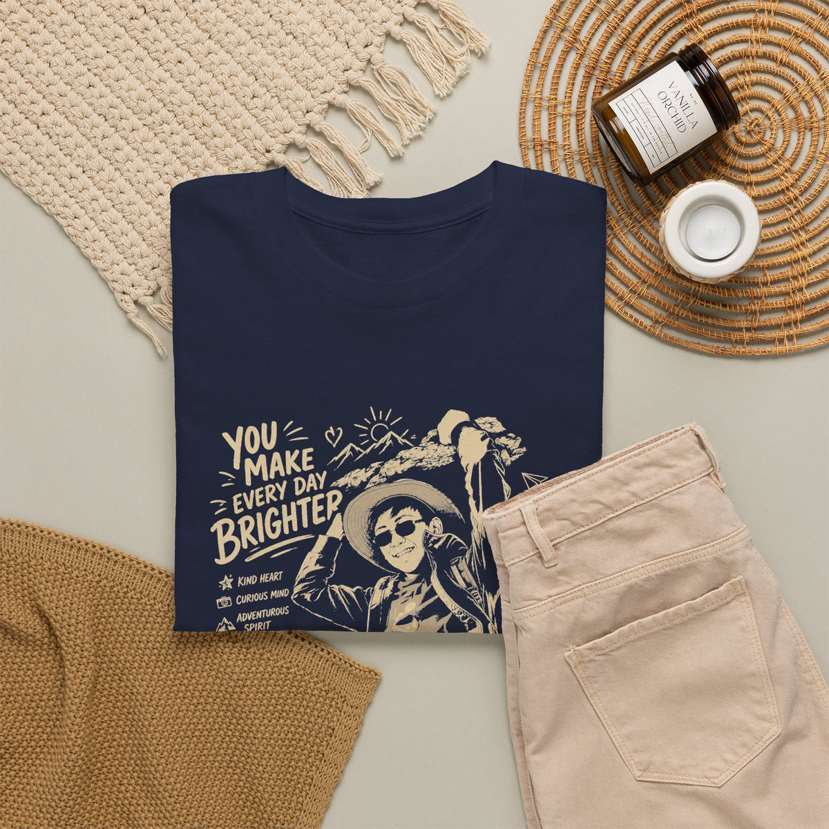 Vintage Cowboy Tee — "You Make Every Day Brighter / Proud of You" Inspirational Western T‑Shirt