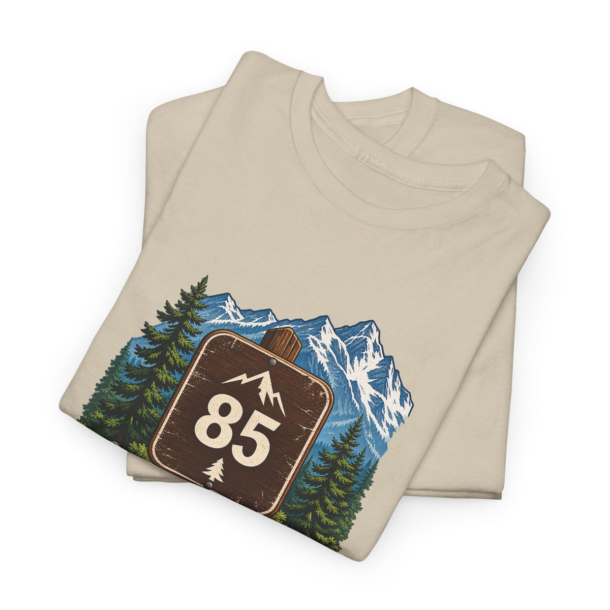 85th Birthday Shirt – Mountain Route 85 Outdoor Tee | Gift  Product Description