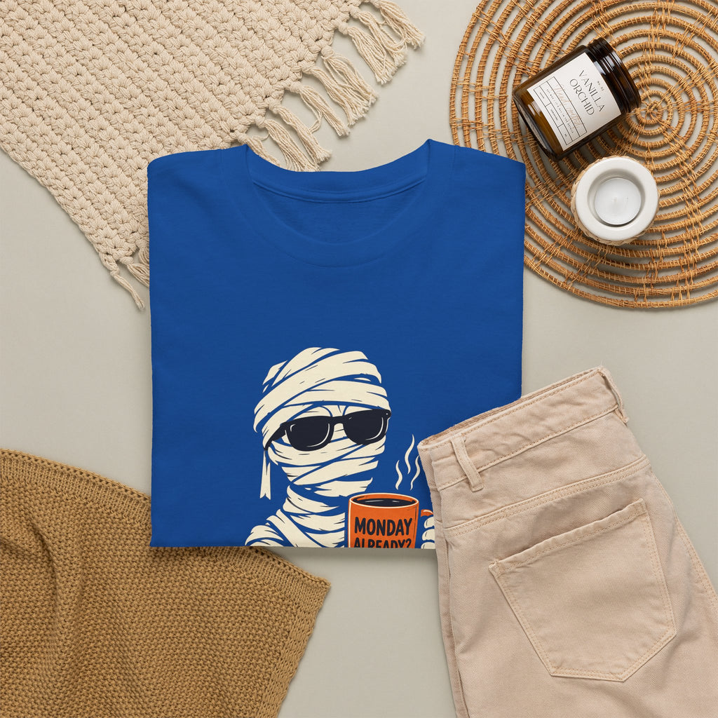 Mummy Halloween T-Shirt – Monday Already Coffee Tee | Funny Spooky Shirt