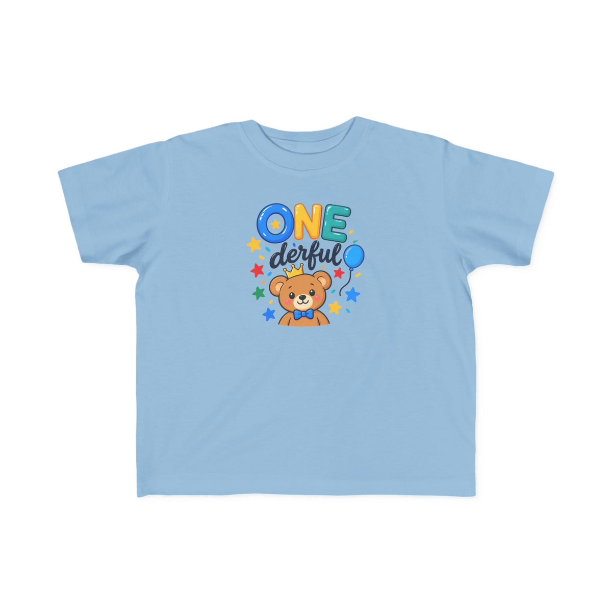 1st Birthday Toddler Shirt – ONE-derful Bear Tee | Personalized