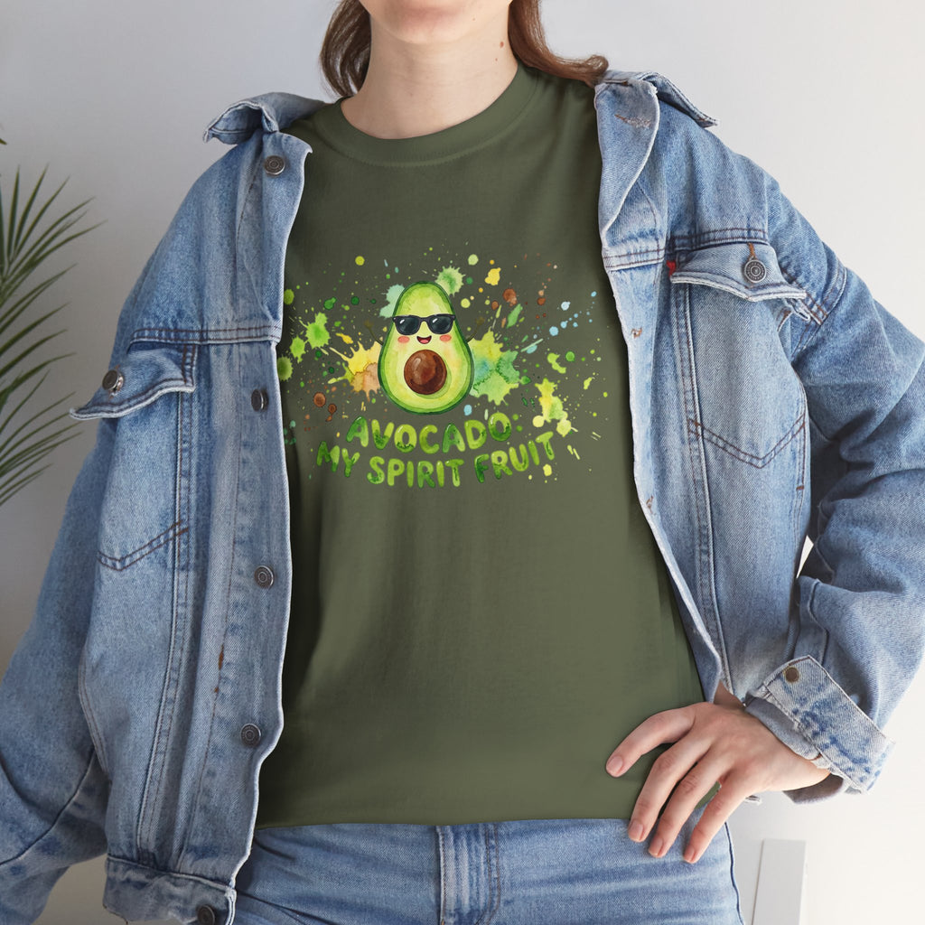 Avocado My Spirit Fruit T-Shirt — Funny Avocado Graphic Tee for Avocado Lovers