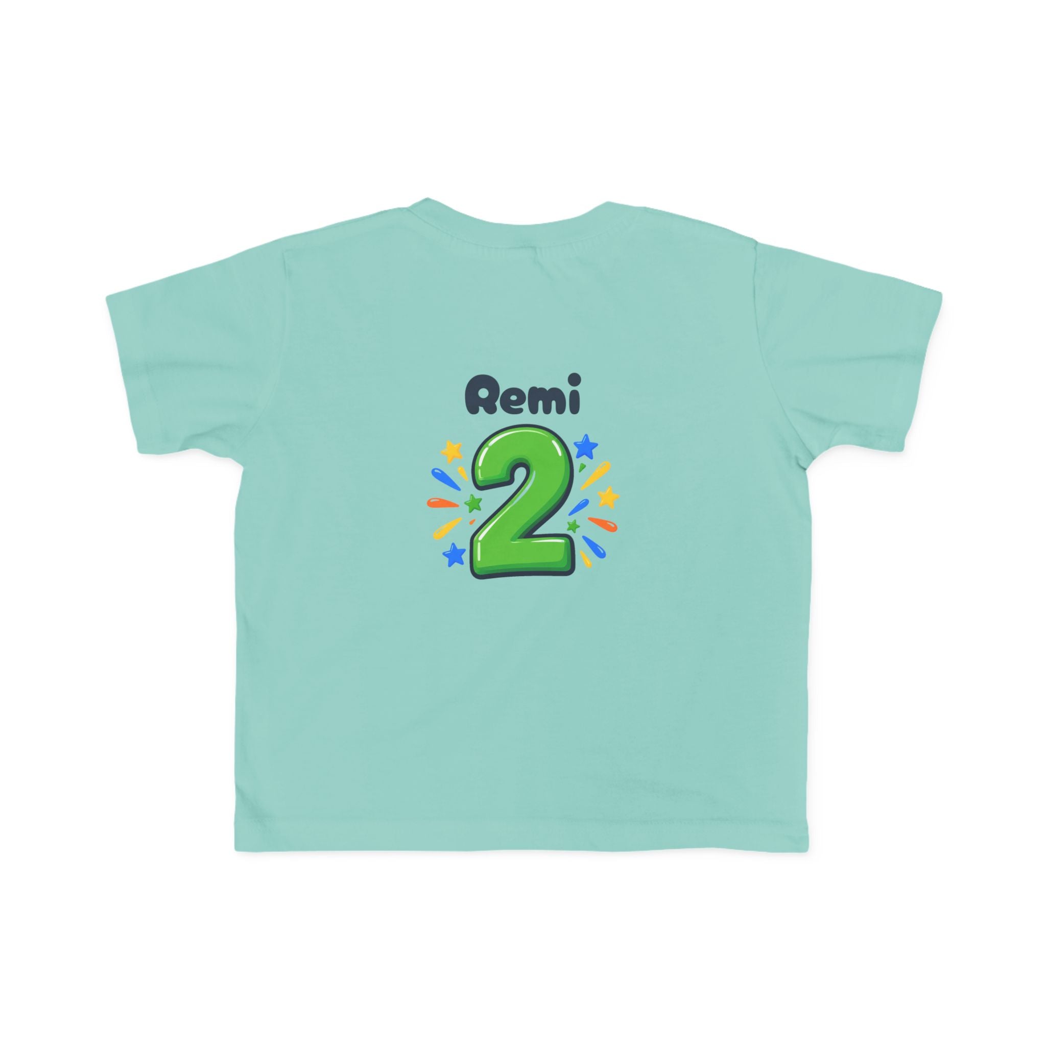 2nd Birthday Toddler Shirt – TWO LEGIT Dino Tee | Personalized