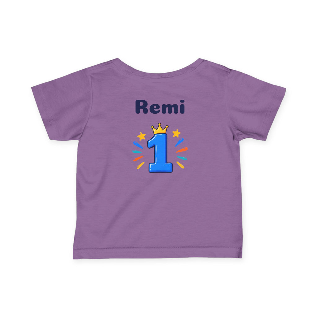 1st Birthday Infant Shirt – ONE-derful Bear Tee | Custom Name