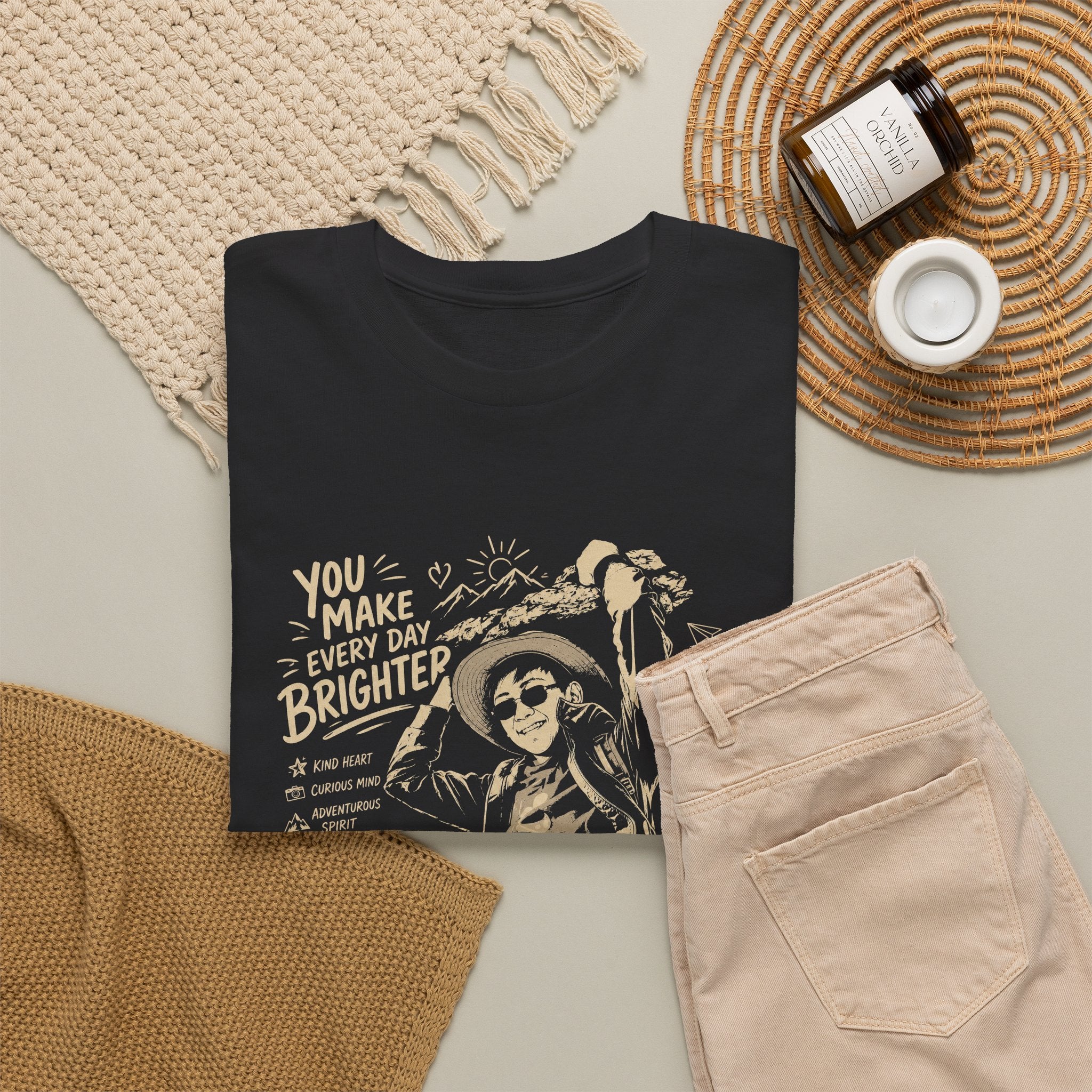 Vintage Cowboy Tee — "You Make Every Day Brighter / Proud of You" Inspirational Western T‑Shirt