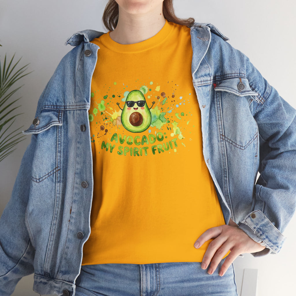 Avocado My Spirit Fruit T-Shirt — Funny Avocado Graphic Tee for Avocado Lovers