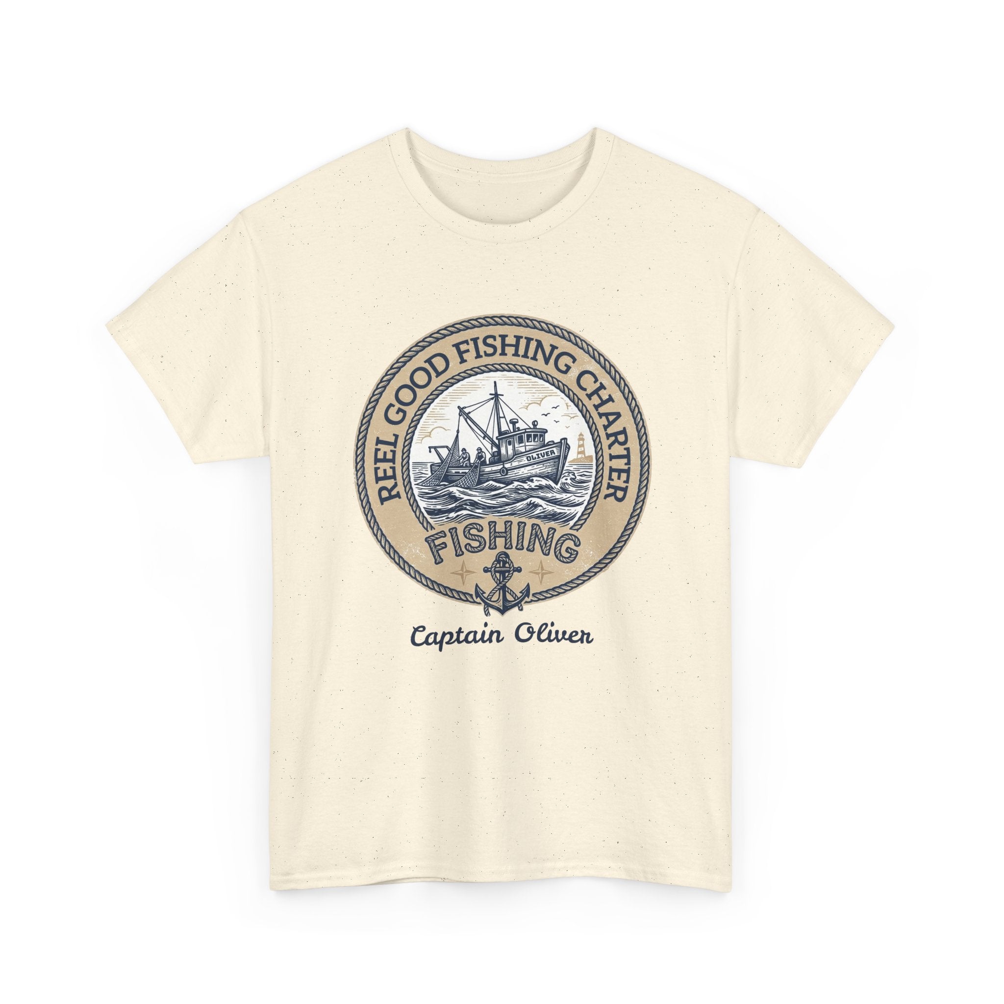 Personalized REEL GOOD Fishing Charter T-Shirt – Custom Boat Name & Captain Name Tee | Custom Fishing Gift for Anglers