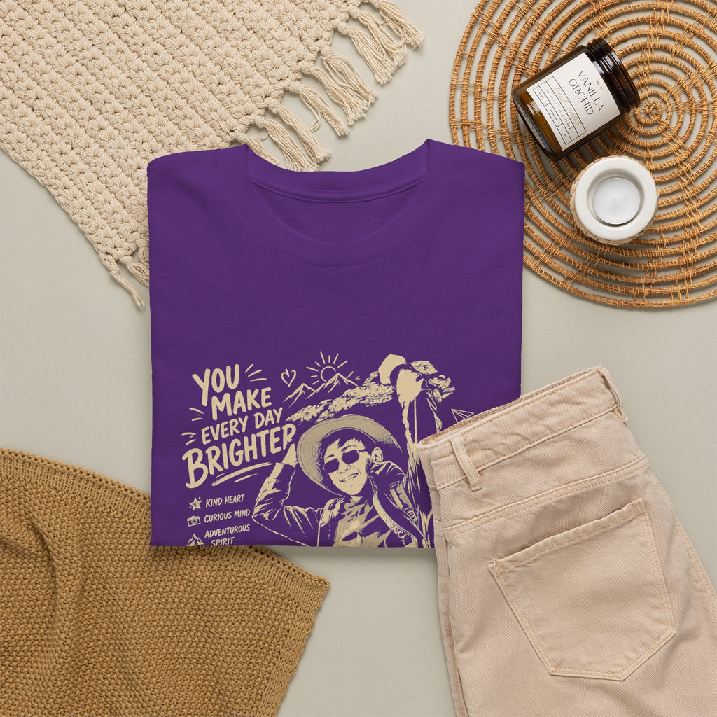 Vintage Cowboy Tee — "You Make Every Day Brighter / Proud of You" Inspirational Western T‑Shirt