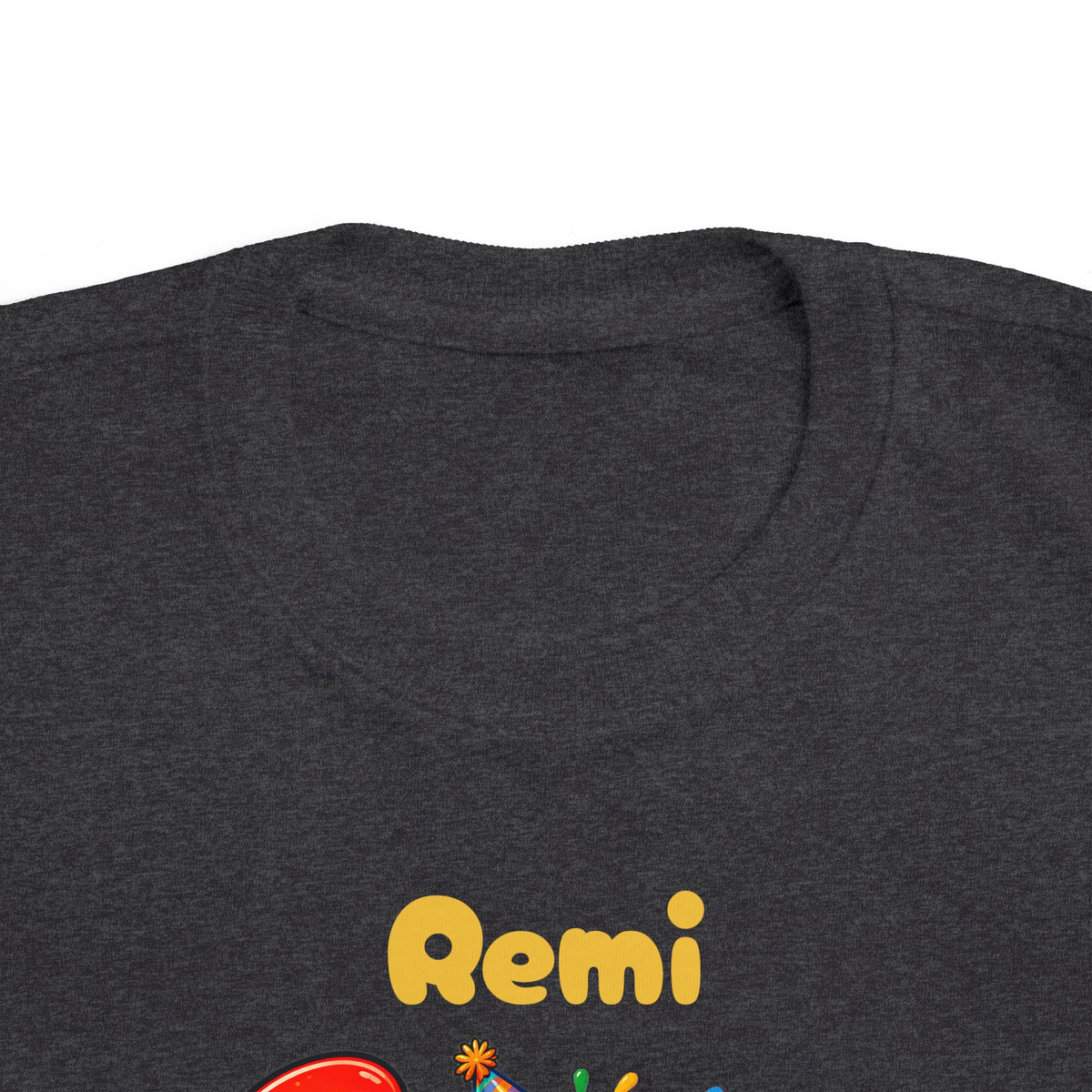 3rd Birthday Toddler Shirt – Remi 3 Rex Dinosaur Tee | Personalized