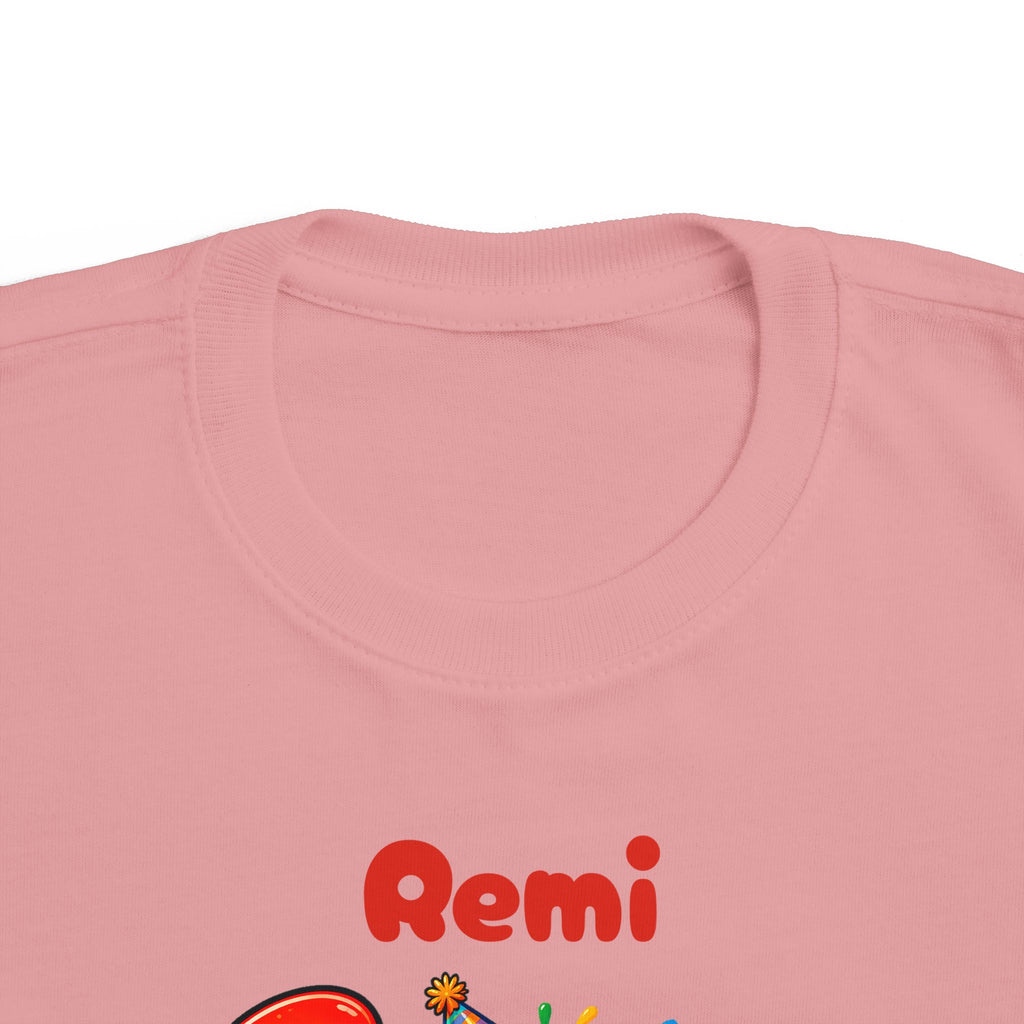 3rd Birthday Toddler Shirt – Remi 3 Rex Dinosaur Tee | Personalized