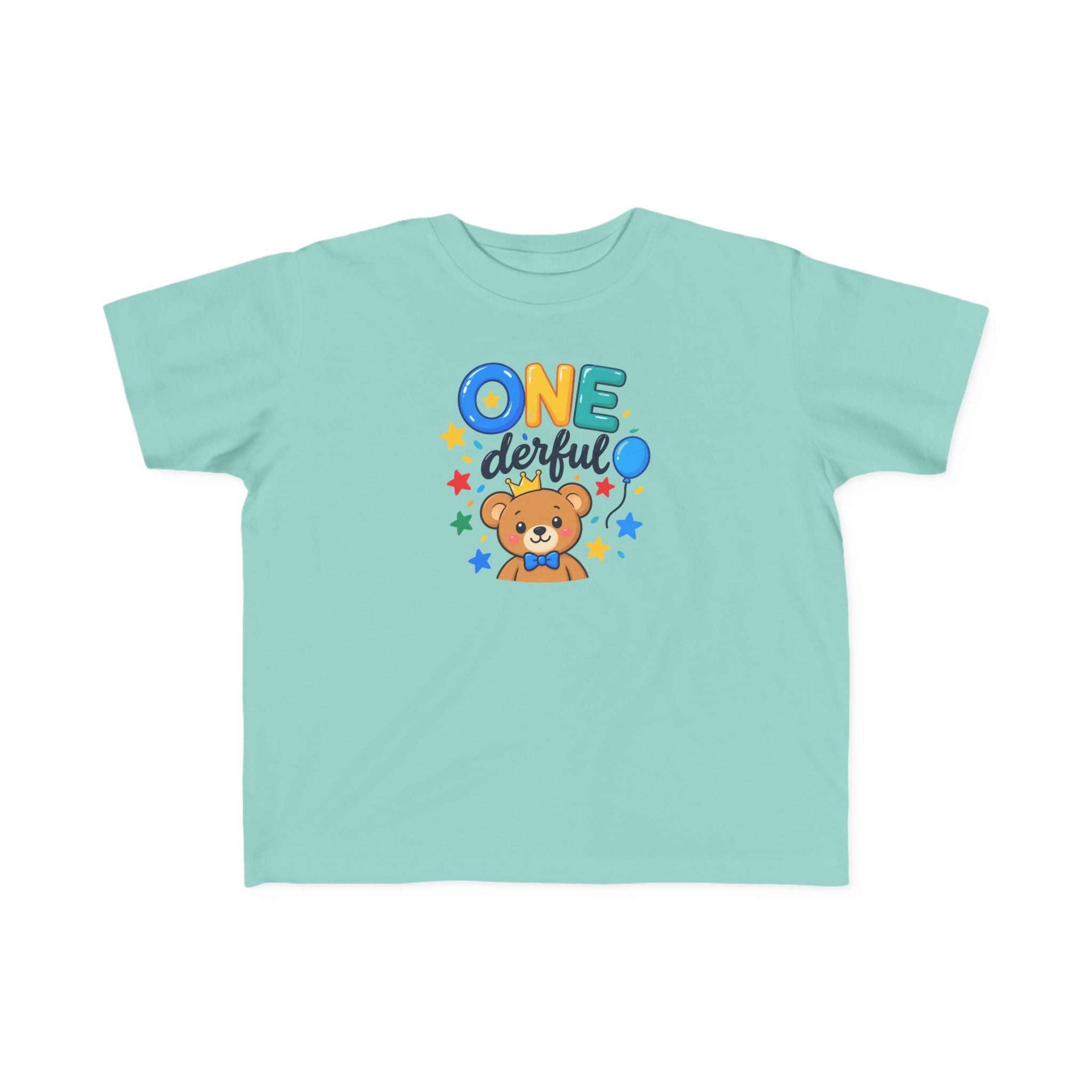 1st Birthday Toddler Shirt – ONE-derful Bear Tee | Personalized