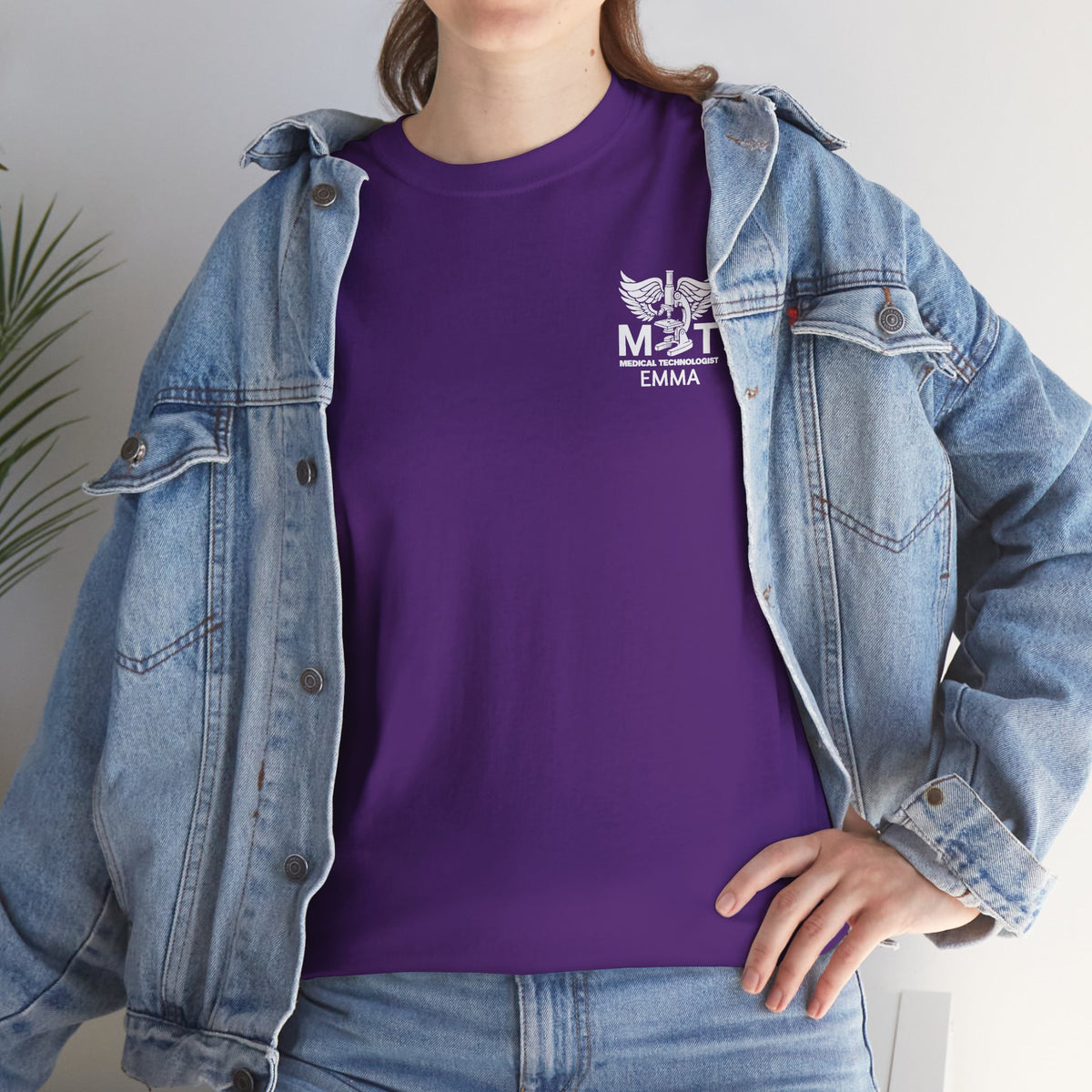 Medical Technologist Logo T‑Shirt — Personalized Name Graphic Tee