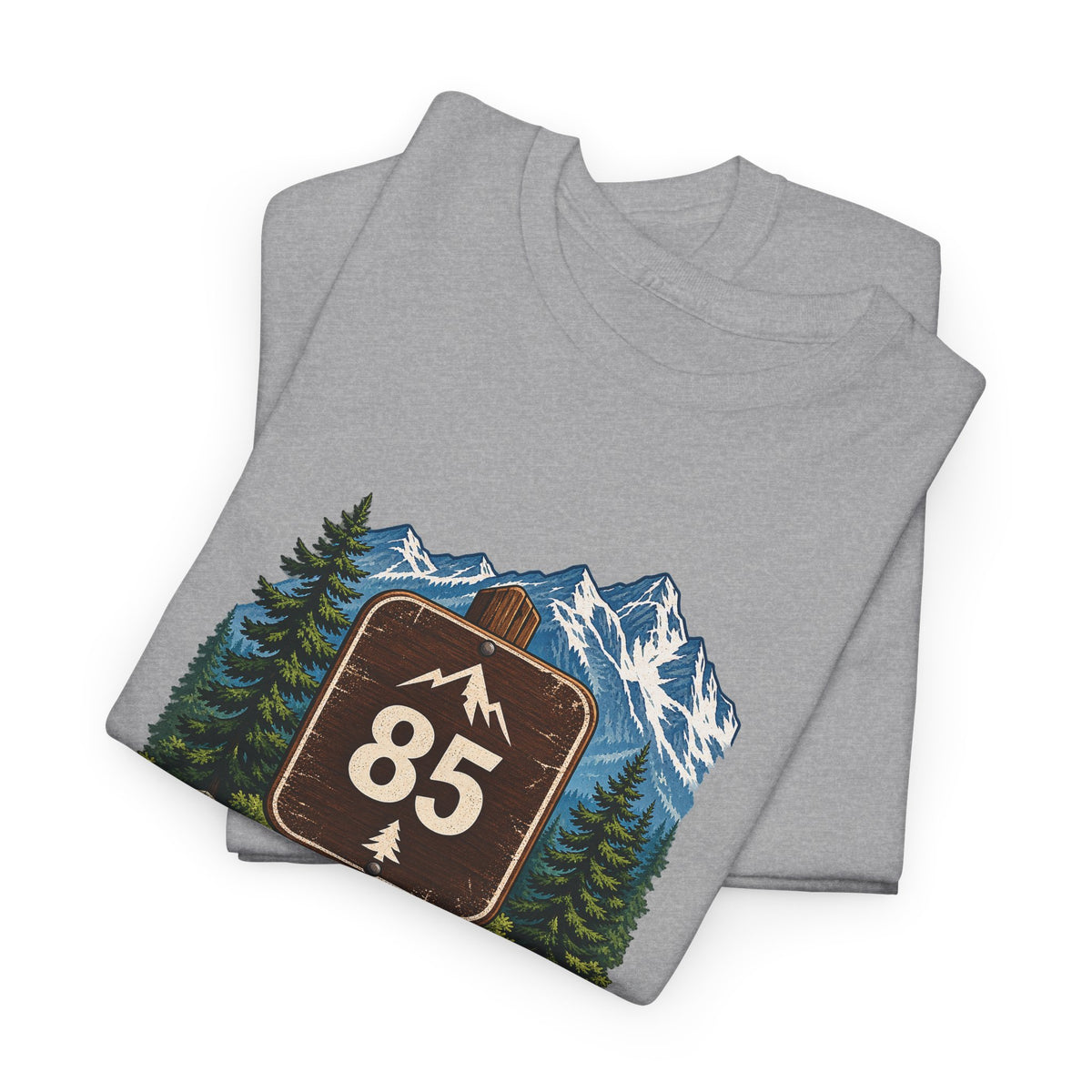 85th Birthday Shirt – Mountain Route 85 Outdoor Tee | Gift  Product Description