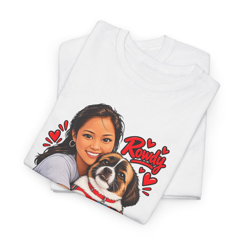 Personalized Dog Memorial Shirt - Custom Pet Photo & Name Tee | Pet Tribute Gift