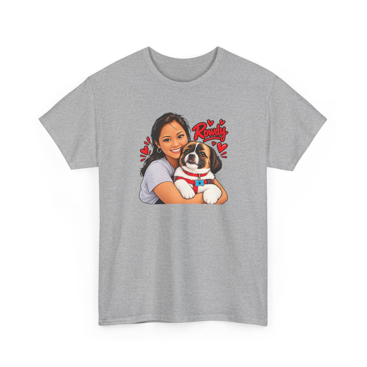 Personalized Dog Memorial Shirt - Custom Pet Photo & Name Tee | Pet Tribute Gift