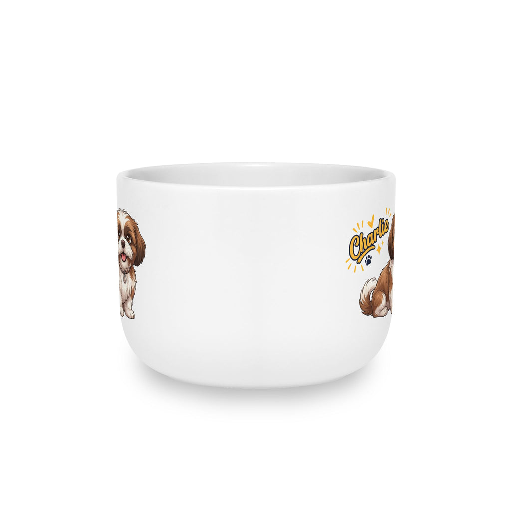 Personalized Pet Mug - Custom Dog & Cat Illustration | 25oz Ceramic Latte Cup (1 or 2 pets)