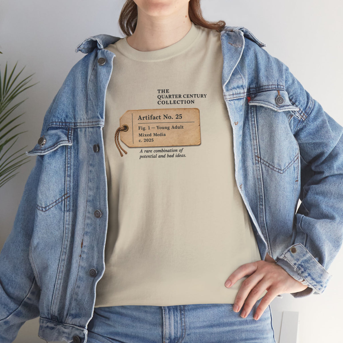 25th Birthday Shirt – Vintage Artifact No. 25 Tee | Birthday Gift