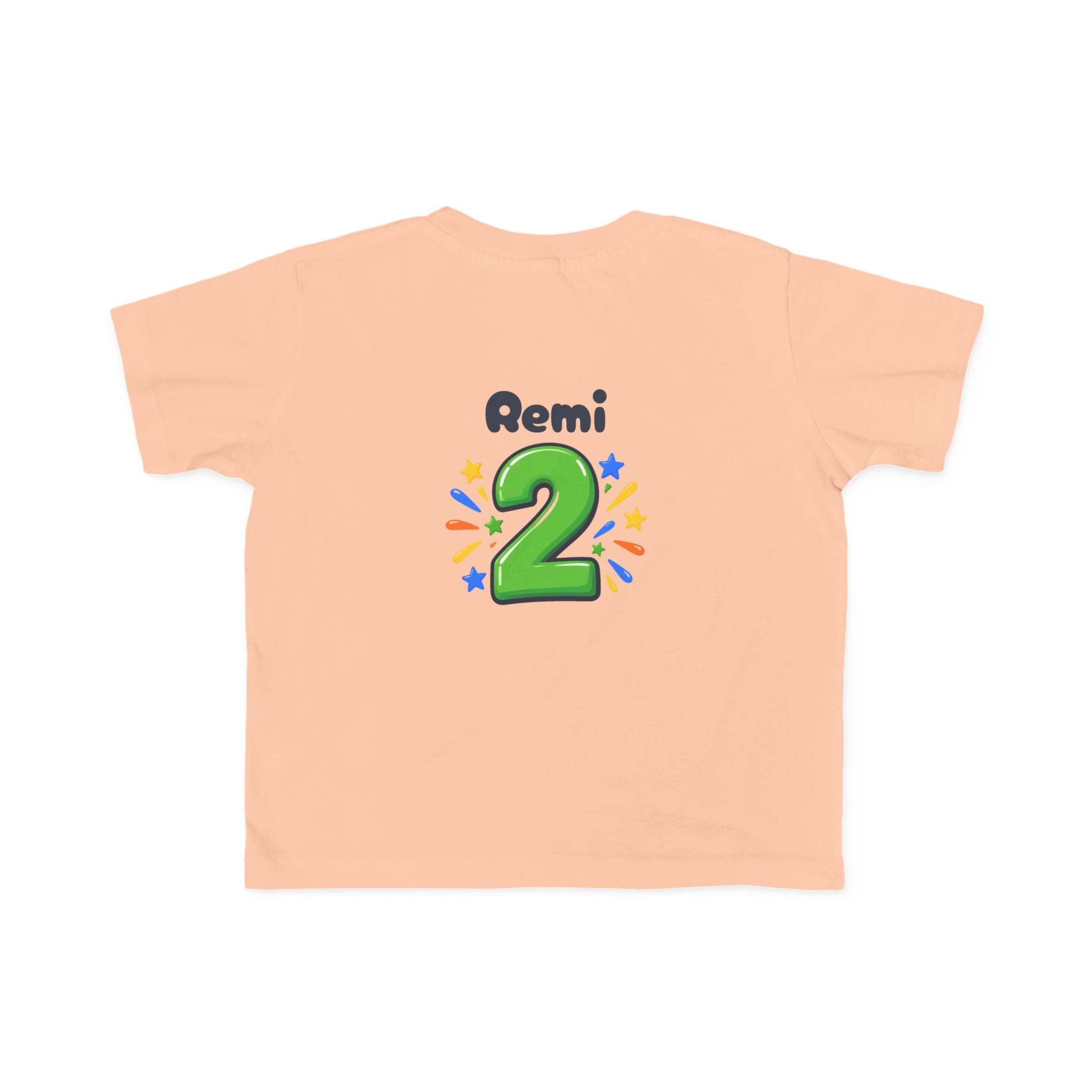 2nd Birthday Toddler Shirt – TWO LEGIT Dino Tee | Personalized