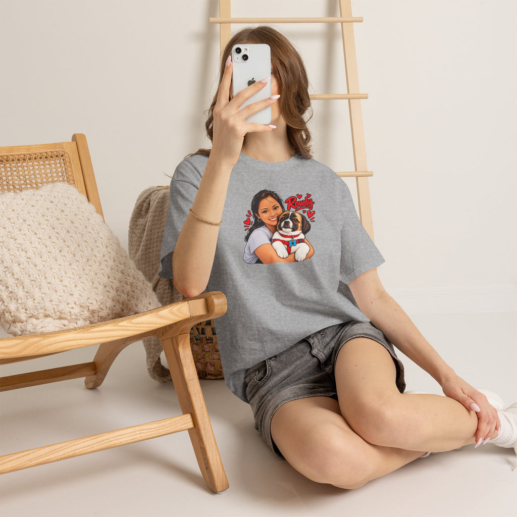 Personalized Dog Memorial Shirt - Custom Pet Photo & Name Tee | Pet Tribute Gift