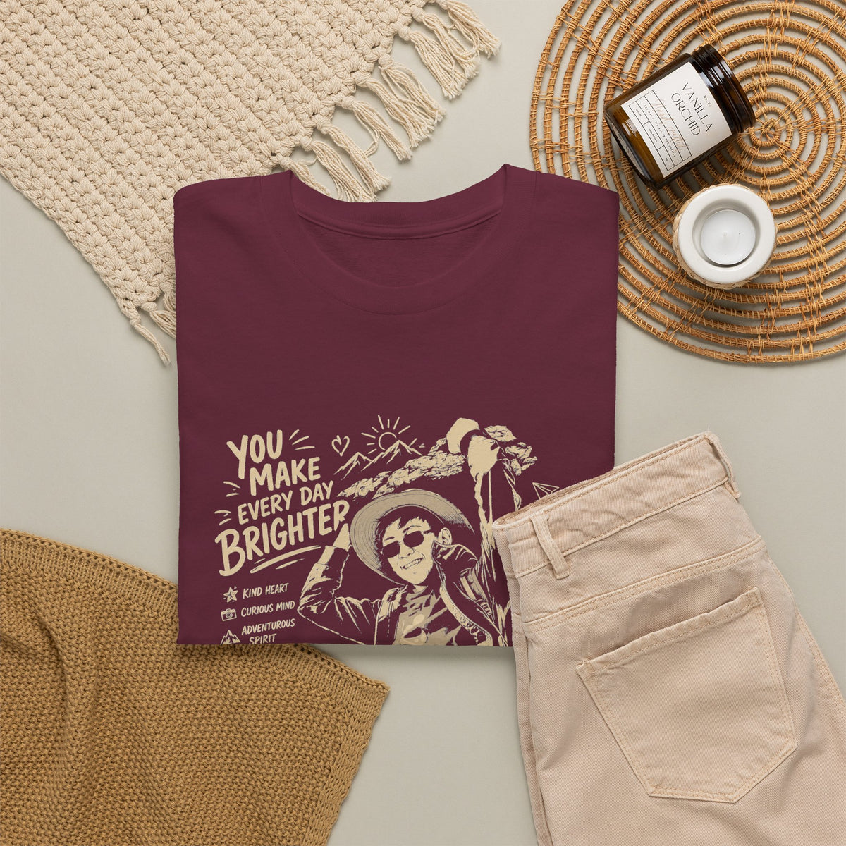 Vintage Cowboy Tee — "You Make Every Day Brighter / Proud of You" Inspirational Western T‑Shirt