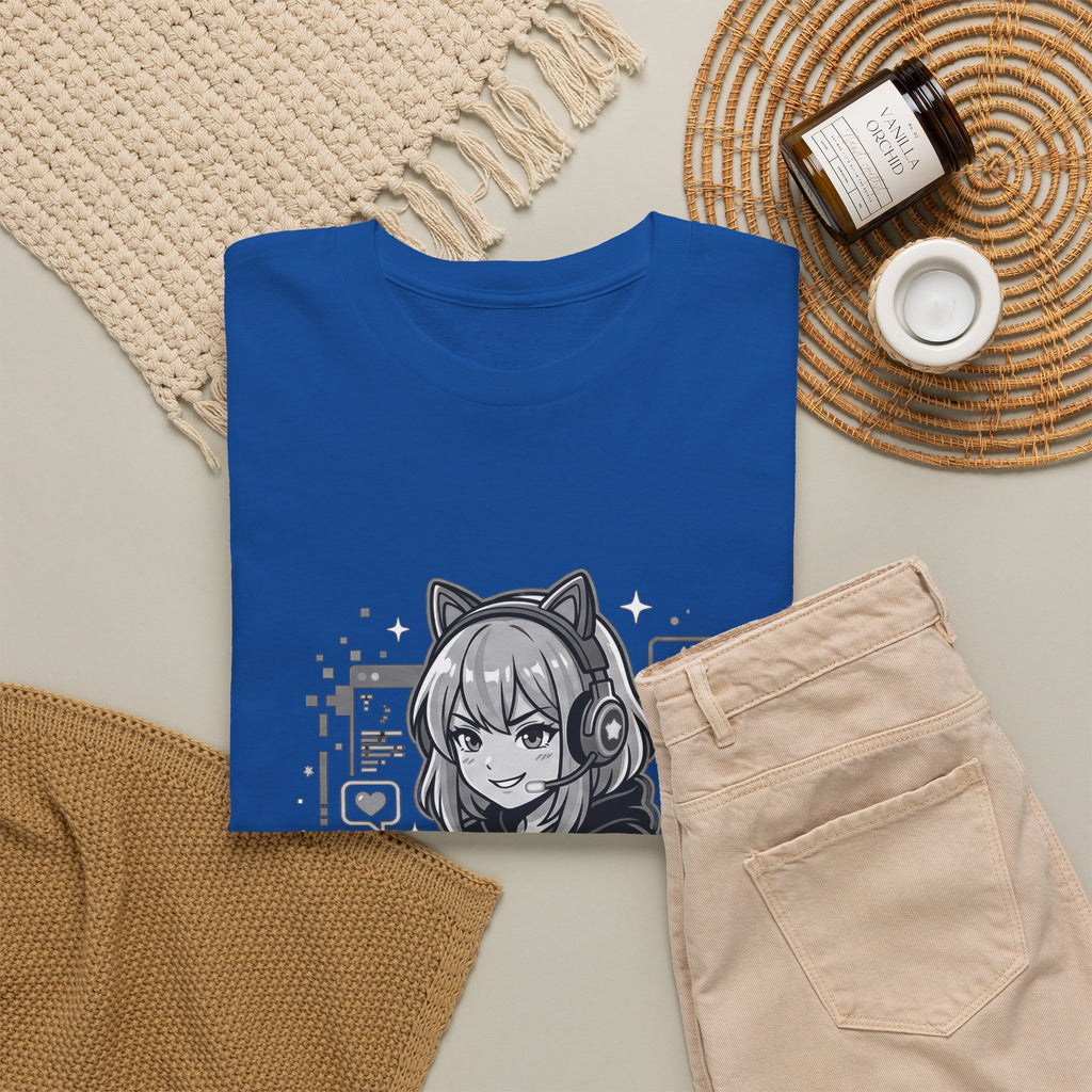 Gamer Girl Tee — 'Gamer Girl Leveling Up' Cute Anime Controller T‑Shirt