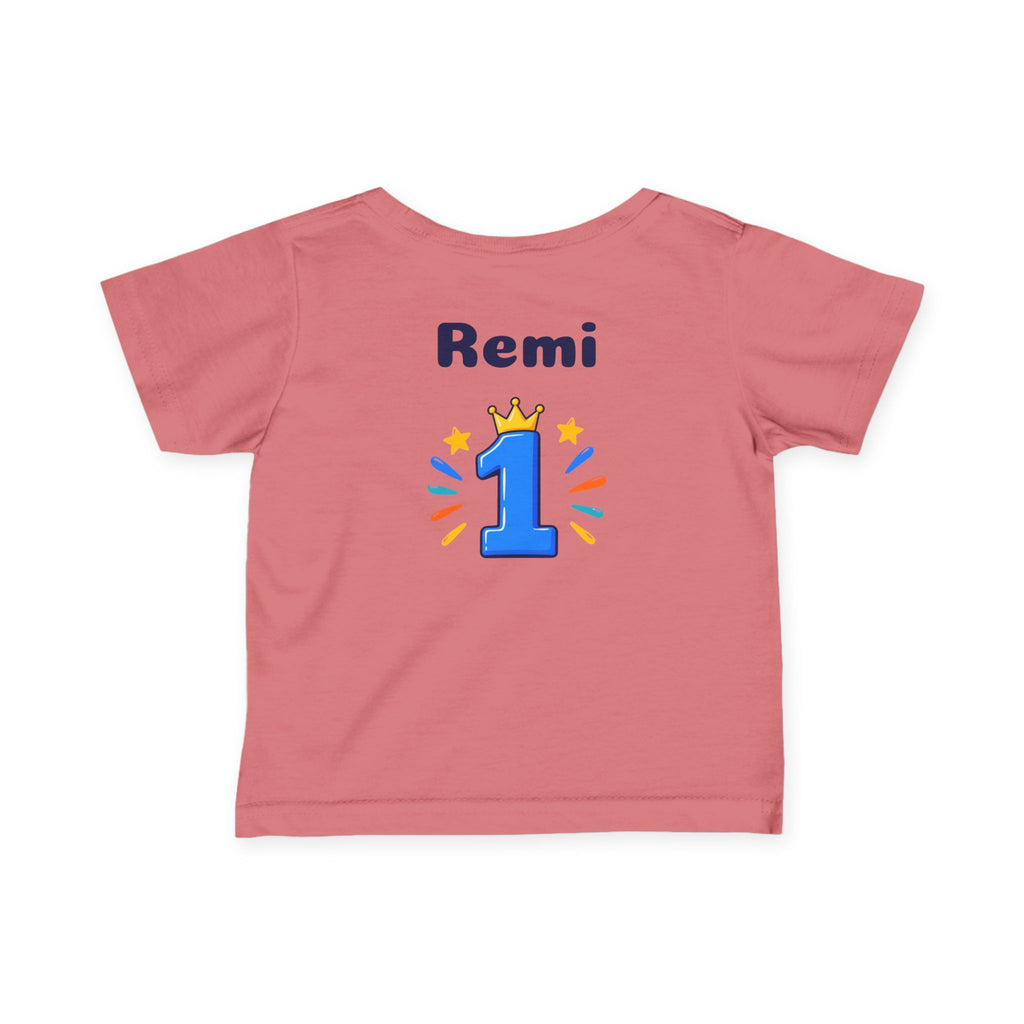 1st Birthday Infant Shirt – ONE-derful Bear Tee | Custom Name