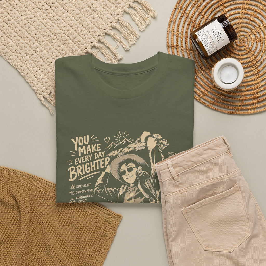 Vintage Cowboy Tee — "You Make Every Day Brighter / Proud of You" Inspirational Western T‑Shirt