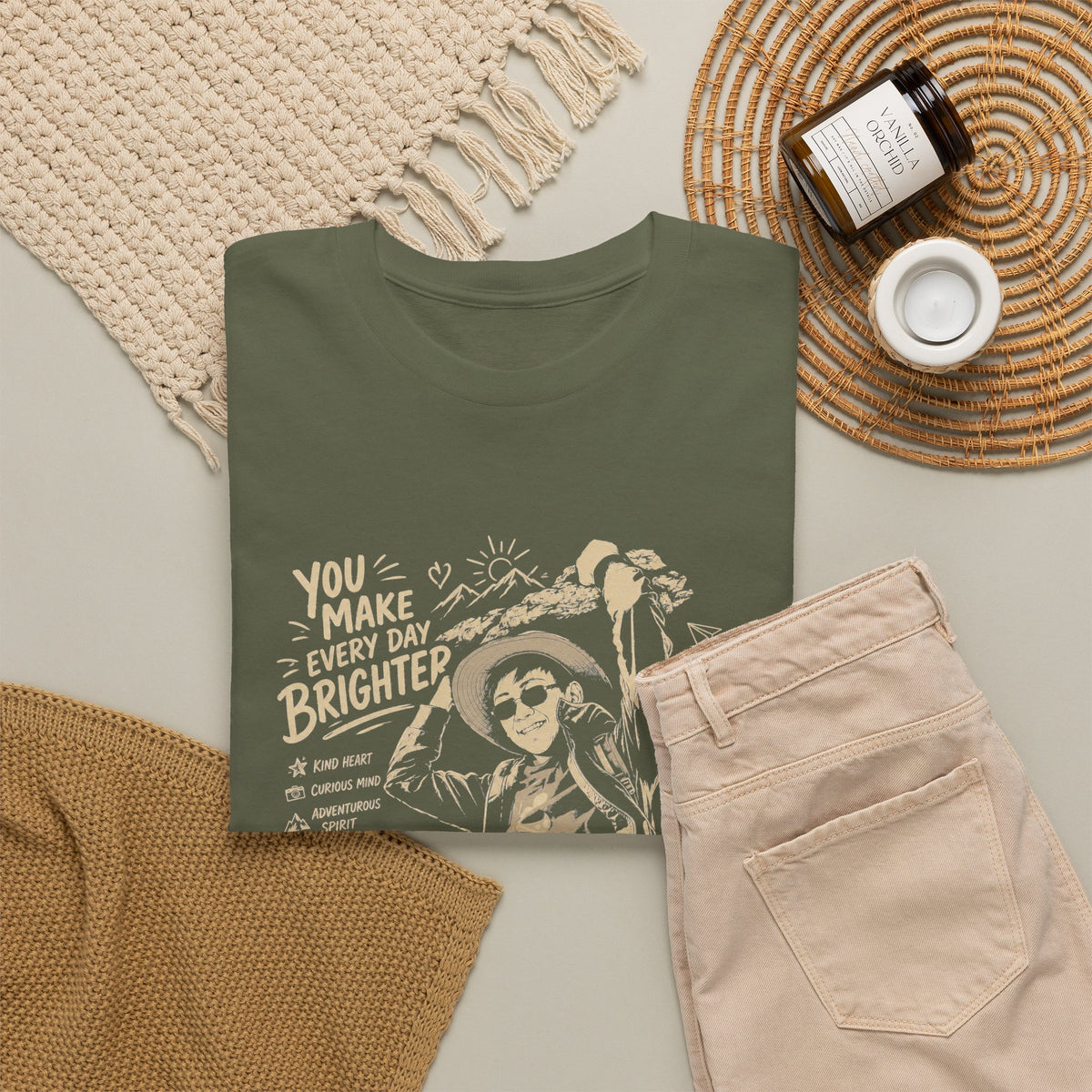 Vintage Cowboy Tee — "You Make Every Day Brighter / Proud of You" Inspirational Western T‑Shirt