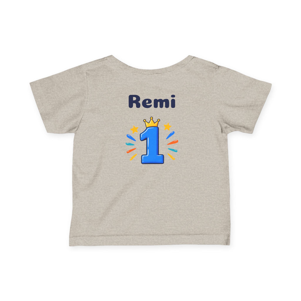1st Birthday Infant Shirt – ONE-derful Bear Tee | Custom Name