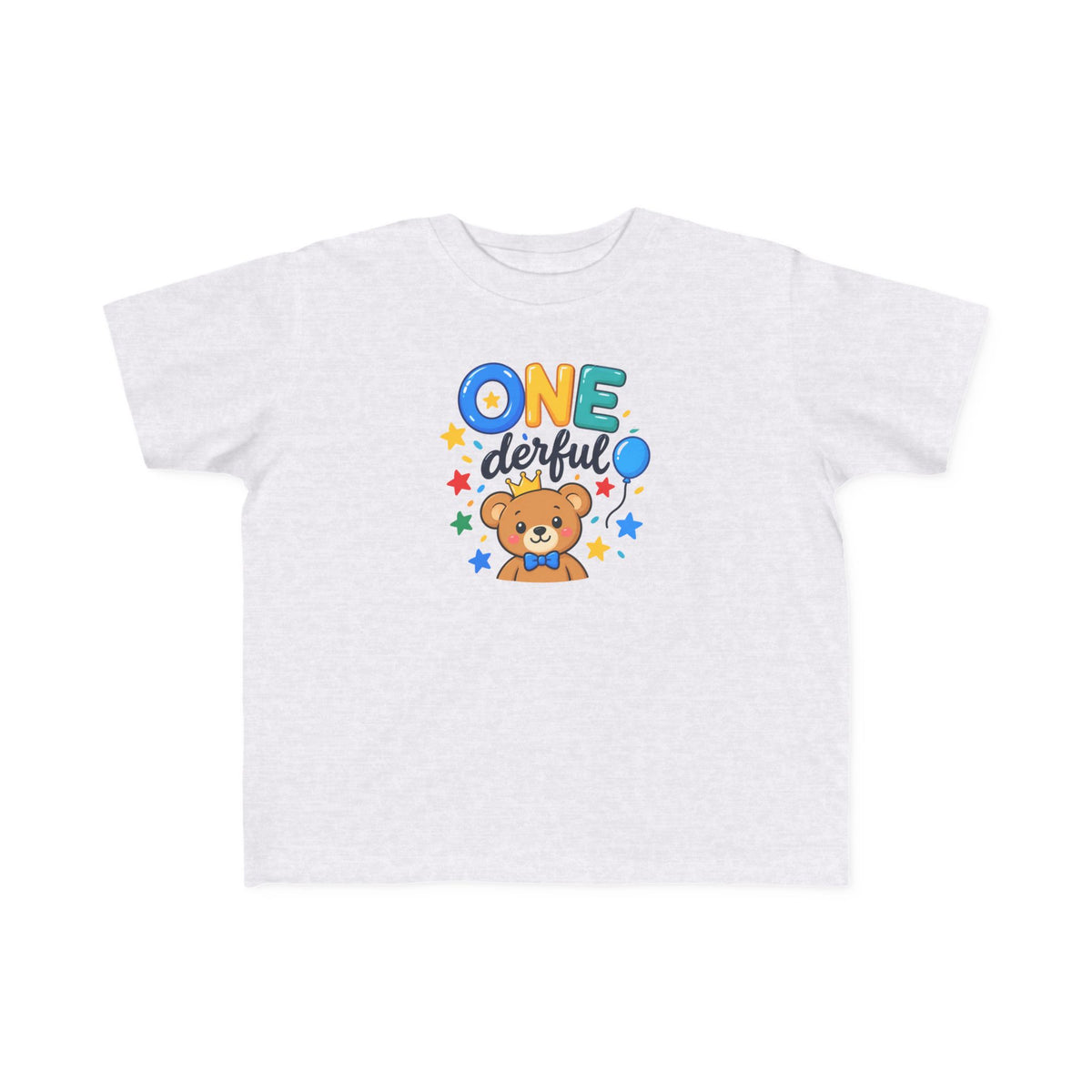 1st Birthday Toddler Shirt – ONE-derful Bear Tee | Personalized